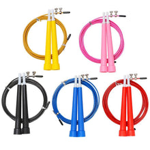 Load image into Gallery viewer, New Steel Wire Skipping Skip Adjustable Jump Rope Fitness Equipment Exercise Workout 3 Meters Speed Plastic Adjustable Jump Rope Great Cardio Skipping Workout For Men Women And Kids Best For Speed Jumping

