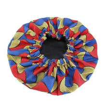 Load image into Gallery viewer, New Stunning Extra Large Satin Lined Bonnet Women Big Size Beauty Print Satin Silk Bonnet Sleep Night Cap Head Cover Bonnet Hat
