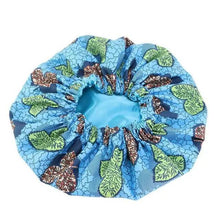 Load image into Gallery viewer, New Stunning Extra Large Satin Lined Bonnet Women Big Size Beauty Print Satin Silk Bonnet Sleep Night Cap Head Cover Bonnet Hat
