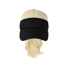 Load image into Gallery viewer, Ponytail Extension Cap hair Synthetic Wig Curly Wavy Wigs with Visor Hat hair Wigs for Women Hat Baseball Wigs For Black Women Cosplay Wigs For Women
