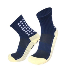 Load image into Gallery viewer, Unisex Cycling Socks Football Socks Round Silicone Suction Cup Grip Anti Slip Soccer Socks Sports Baseball Rugby Socks For Men And Women
