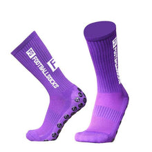 Load image into Gallery viewer, Unisex Cycling Socks Football Socks Round Silicone Suction Cup Grip Anti Slip Soccer Socks Sports Baseball Rugby Socks For Men And Women
