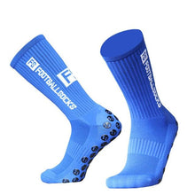 Load image into Gallery viewer, Unisex Cycling Socks Football Socks Round Silicone Suction Cup Grip Anti Slip Soccer Socks Sports Baseball Rugby Socks For Men And Women
