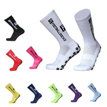 Load image into Gallery viewer, Unisex Cycling Socks Football Socks Round Silicone Suction Cup Grip Anti Slip Soccer Socks Sports Baseball Rugby Socks For Men And Women
