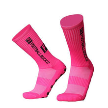Load image into Gallery viewer, Unisex Cycling Socks Football Socks Round Silicone Suction Cup Grip Anti Slip Soccer Socks Sports Baseball Rugby Socks For Men And Women

