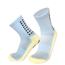 Load image into Gallery viewer, Unisex Cycling Socks Football Socks Round Silicone Suction Cup Grip Anti Slip Soccer Socks Sports Baseball Rugby Socks For Men And Women

