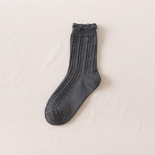 Load image into Gallery viewer, Ruffle Frilly Socks Kawaii Cotton Socks Cute Women Solid Color Warm Winter Running Cycling Climbing Unisex socks For Men And Women
