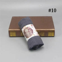 Load image into Gallery viewer, New Stylish Plain Scarf Women Muslim Crinkle Hijab Scarf Female Musulman Soft Cotton Headscarf Islamic Hijab Shawls And Wraps
