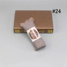 Load image into Gallery viewer, New Stylish Plain Scarf Women Muslim Crinkle Hijab Scarf Female Musulman Soft Cotton Headscarf Islamic Hijab Shawls And Wraps
