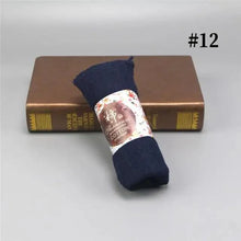 Load image into Gallery viewer, New Stylish Plain Scarf Women Muslim Crinkle Hijab Scarf Female Musulman Soft Cotton Headscarf Islamic Hijab Shawls And Wraps
