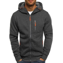 Load image into Gallery viewer, New Stylish Trendy Spring Winter Men Hoodie Hooded Coats Casual Sweatshirts Male Tracksuit Fashion Hoodie Men's Sports Leisure Fitness Jacquard Sweater Fleece Cardigan Hooded Jacket Sweater
