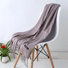 Load image into Gallery viewer, New Stylish Winter Scarf For Ladies Shawls And Wraps Neck Scarves Women Female Stoles Casual Wear Pashmina Scarf and Shawl Soft Women Pashminas
