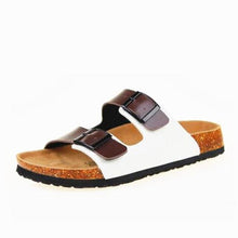 Load image into Gallery viewer, New Summer Beach Slippers Casual Double Buckle Non-slip Clogs Slides Women Slip On Flip Flop Women's Comfort Slides Double Buckle Adjustable EVA Flat Sandals
