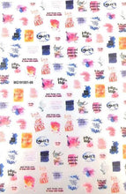 Load image into Gallery viewer, New Super Thin Self-Adhesive  Letter 3d Nail Decal Stickers Manicure Nail Art Decoration Accessories Holographic Old English Character Nail Self-Adhesive Sticker English Font Design Manicure Design Water Sliders Decorations Accessories
