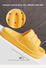Load image into Gallery viewer, New Thicker EVA Sofa Slides Sole Soft Indoor Slippers Men Women Anti-Slip Sandals Summer Bathroom Platform Shoes Open Toe Soft Slippers Thick Lightweight Non-Slip Shower Bath Cloud Slides Pool Gym House Sandals

