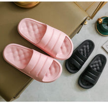 Load image into Gallery viewer, New Thicker EVA Sofa Slides Sole Soft Indoor Slippers Men Women Anti-Slip Sandals Summer Bathroom Platform Shoes Open Toe Soft Slippers Thick Lightweight Non-Slip Shower Bath Cloud Slides Pool Gym House Sandals
