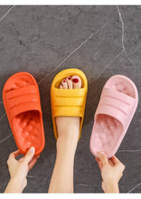 Load image into Gallery viewer, New Thicker EVA Sofa Slides Sole Soft Indoor Slippers Men Women Anti-Slip Sandals Summer Bathroom Platform Shoes Open Toe Soft Slippers Thick Lightweight Non-Slip Shower Bath Cloud Slides Pool Gym House Sandals
