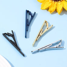 Load image into Gallery viewer, New Tie Clips Men's Metal Necktie Bar Simple Metal Tie Clips Bar Clips for Men Skinny Tie Bar Clasp Best Gift Business Wedding Daily Dress Suit Accessories Shirts Tie Clip CeremonyTie Clip Man Accessories

