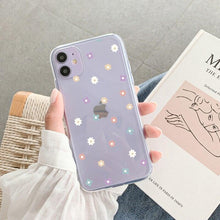 Load image into Gallery viewer, New Transparent Love Heart Phone Case For iPhone 11 12 Pro Max Shockproof Silicone Back Cover Cute Heart Pattern For Women Girls Clear Soft Flexible Durable Slim Hard Back Cases

