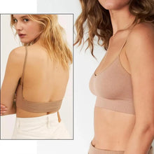 Load image into Gallery viewer, New Trendy Open Back Bra Seamless Brassiere, Comfortable Top Women Wire free Low Back Underwear No Pad Unlined Backless Bra
