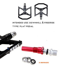Load image into Gallery viewer, New Ultralight Bicycle Pedals Part Anti-Slip Aluminum Body Road Flat Foot Cycling Sealed 3 Bearing Mountain Bike Pedal Mountain Bike Pedals, Ultra Strong  Machined Bicycle Flat Alloy Pedals Non-Slip
