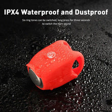 Load image into Gallery viewer, New USB Rechargeable Battery Bicycle Bell 120db Waterproof Cycling Bike Bells Electric Horn Mini Portable Cycling Handlebar Bell Electra Bike Bell Electric Cycling Bells Horn Loud Bicycle Horns Water-Resistant Sound Modes Bike Bells
