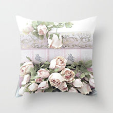 Load image into Gallery viewer, New Velvet Cushion Cover Pillowcase Colorful Flower Cushion Sunflower Rose Mediterranean Pillow Case Decor Sofa Throw Pillows Room 45x45CM

