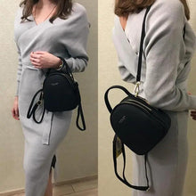 Load image into Gallery viewer, New Versatile Big Capacity 3 Layer Women Backpack Fashionable Small Backpack For Ladies Soft Leather Shoulder Crossbody bag for Female
