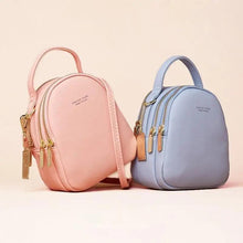 Load image into Gallery viewer, New Versatile Big Capacity 3 Layer Women Backpack Fashionable Small Backpack For Ladies Soft Leather Shoulder Crossbody bag for Female
