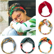 Load image into Gallery viewer, New Versatile Design Fashion Women's Summer Style Headbands For Girl Cross Turban Bandanas Hairbands Hair Accessories
