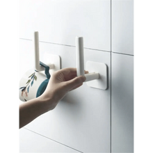 Load image into Gallery viewer, New Vigorous 1Pc Kitchen Self-adhesive Accessories Under Cabinet Paper Roll Rack Towel Holder Tissue Hanger Storage Rack for Bathroom Toilet
