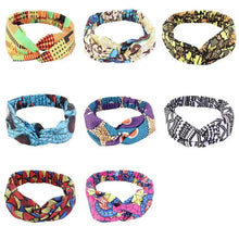 Load image into Gallery viewer, New Vintage African Print Stretch Bandana Head Wrap Long Scarf satin Floral Women Party Turban Headwear Cap Hair Accessories
