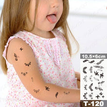 Load image into Gallery viewer, New Waterproof Temporary Tattoo Sticker Deer Animal Flash Tatoo Black Line Body Art Small Decorative Design For Womens Boys
