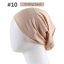 Load image into Gallery viewer, New Winter Autumn Soft Solid Color Inner Hijab  Cap Lightweight Muslim Turban Elegant Hijab Caps Hat Islam Under Scarf  Undercap Bonnet Color Soft Jersey Stretch Hijab's Tube Cap Hat Hijab Bonnet Muslim Women Scarf Turbans Head For Women
