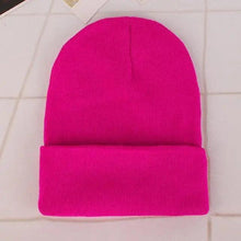 Load image into Gallery viewer, New Winter Hats for Women Men Beanies Knitted Solid Cool Hat Girls Autumn Female Beanie Warm Bonnet Casual Cap For Winter  Knitted Autumn Winter Cap Warm Elastic Winter Women and Men Hat
