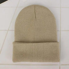 Load image into Gallery viewer, New Winter Hats for Women Men Beanies Knitted Solid Cool Hat Girls Autumn Female Beanie Warm Bonnet Casual Cap For Winter  Knitted Autumn Winter Cap Warm Elastic Winter Women and Men Hat
