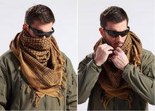 Load image into Gallery viewer, New Winter Women Men Windproof Warmer Military Scarf Muslim Hijab Unisex Scarves Tassel Desert Arab Keffiyeh Shawl  Scarf Military Shemagh Tactical Desert Keffiyeh Head Neck Scarf Arab Wrap with Tassel
