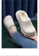 Load image into Gallery viewer, New Winter Women Slipper Soft Bottom Plush Home Shoes  Slippers Indoor Waterproof Non-Slip Memory Foam Comfy Fluffy Fur Memory Foam Boots House Shoes Thick Sole 6cm
