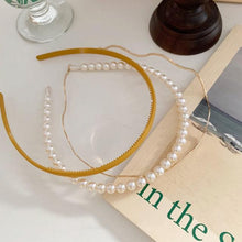 Load image into Gallery viewer, New Women Elegant Full Pearls Simple Hairbands Sweet Headband Hair Hoops Holder Ornament Head Band Lady Fashion Hair Accessories
