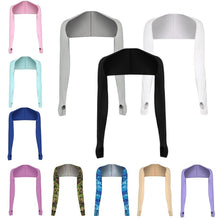 Load image into Gallery viewer, New Women Long Arm Cover Golf Shawl Sleeves Sun Protection Cooling Shawl Arm Sleeve For Female Sleeves Summer UV Protection Clothing For Outdoor Arm Sleeve For Workout And Sport

