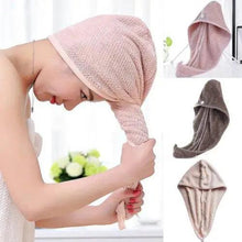 Load image into Gallery viewer, NEW Women Magic Shower Microfiber Hair Towel Quick Drying Dryer Bath Towels Quickly Drying Women Accessories
