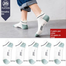 Load image into Gallery viewer, New Women Mesh Short Socks Invisible Ankle Socks Pack Ladies Spring Summer Breathable Thin Boat Socks Set
