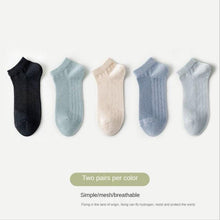 Load image into Gallery viewer, New Women Mesh Short Socks Invisible Ankle Socks Pack Ladies Spring Summer Breathable Thin Boat Socks Set
