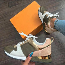 Load image into Gallery viewer, New Women's Breathable Sneakers Fashion Autumn Running And Walking Lace-up Breathable Casual Comfortable Walking Footwear Fashion New Lightweight Sneakers
