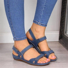 Load image into Gallery viewer, New Women Sandals Soft  Comfortable Flat Sandals Open Toe Beach Shoes Comfortable Flat Sandals Beach Travel Slipper Flip Flops Shoes Slipper Party Sandal Women Slip On Shoes

