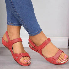Load image into Gallery viewer, New Women Sandals Soft  Comfortable Flat Sandals Open Toe Beach Shoes Comfortable Flat Sandals Beach Travel Slipper Flip Flops Shoes Slipper Party Sandal Women Slip On Shoes
