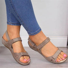 Load image into Gallery viewer, New Women Sandals Soft  Comfortable Flat Sandals Open Toe Beach Shoes Comfortable Flat Sandals Beach Travel Slipper Flip Flops Shoes Slipper Party Sandal Women Slip On Shoes
