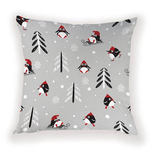 Load image into Gallery viewer, New Year Christmas Decorations Pillows Cover Christmas Décor for Home Christmas Tree Snowflake Snowman Reindeer Home Decor Throw Pillow Case Cushion Cover Santa Merry Christmas Gift Xmas 45x45cm
