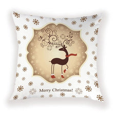 Load image into Gallery viewer, New Year Christmas Decorations Pillows Cover Christmas Décor for Home Christmas Tree Snowflake Snowman Reindeer Home Decor Throw Pillow Case Cushion Cover Santa Merry Christmas Gift Xmas 45x45cm

