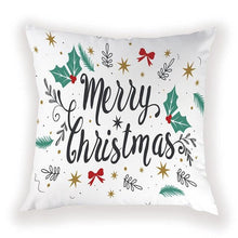 Load image into Gallery viewer, New Year Christmas Decorations Pillows Cover Christmas Décor for Home Christmas Tree Snowflake Snowman Reindeer Home Decor Throw Pillow Case Cushion Cover Santa Merry Christmas Gift Xmas 45x45cm
